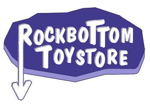 Rockbottom Toy Store logo